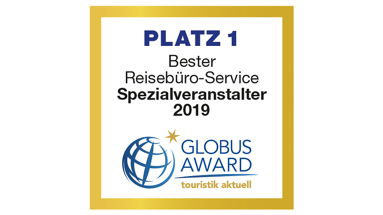 Globus Award Auszeichnung (© Globus Award / Chamäleon)