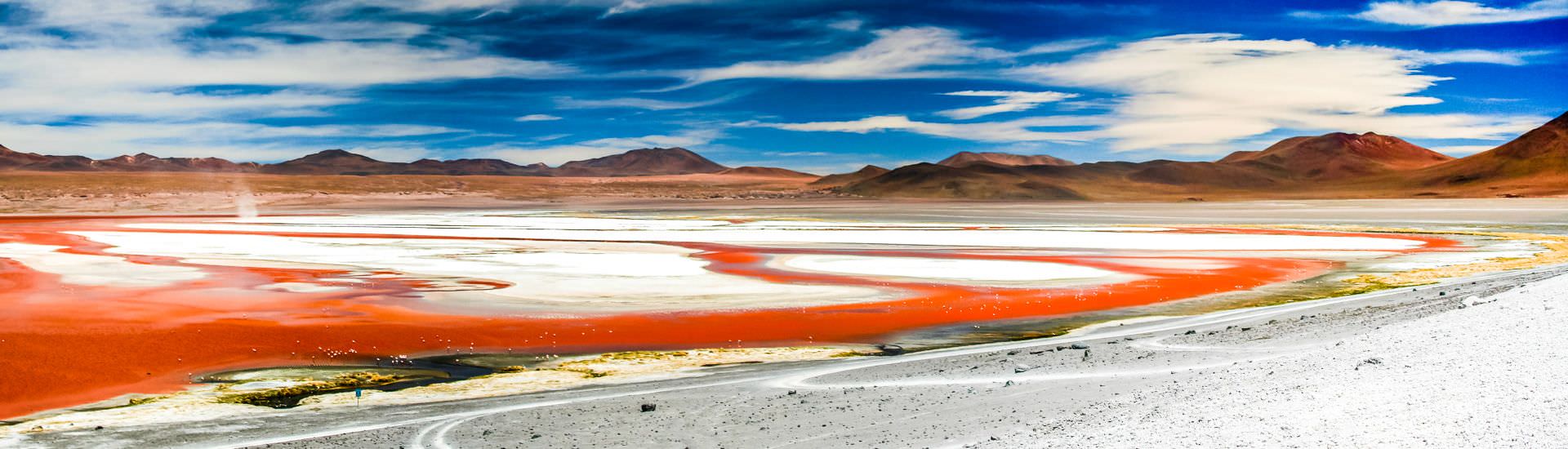 Laguna Colorada im bolivianischen Altiplano | © Dirk Stamm / Chamäleon