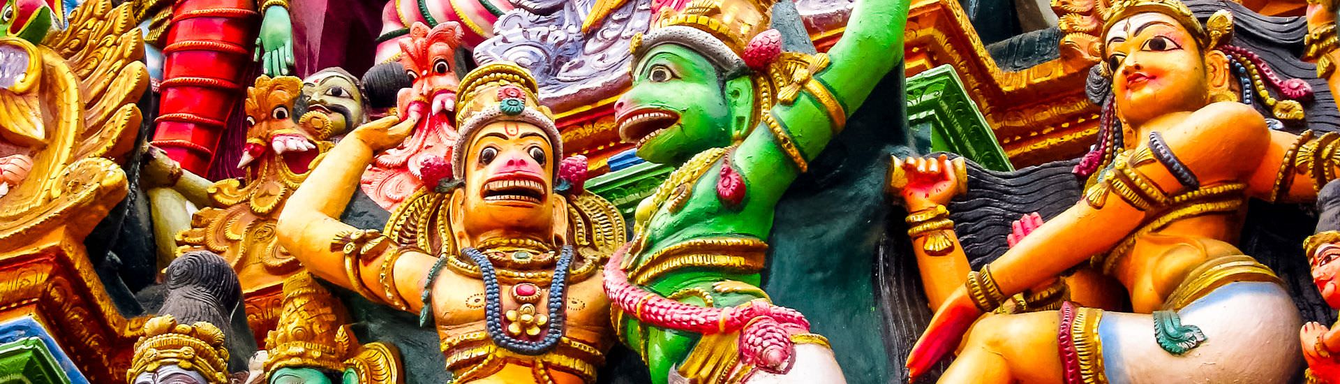 Figuren am Meenakshiamman Tempel |  Denys Khabarov, iStockphoto.com / Chamleon