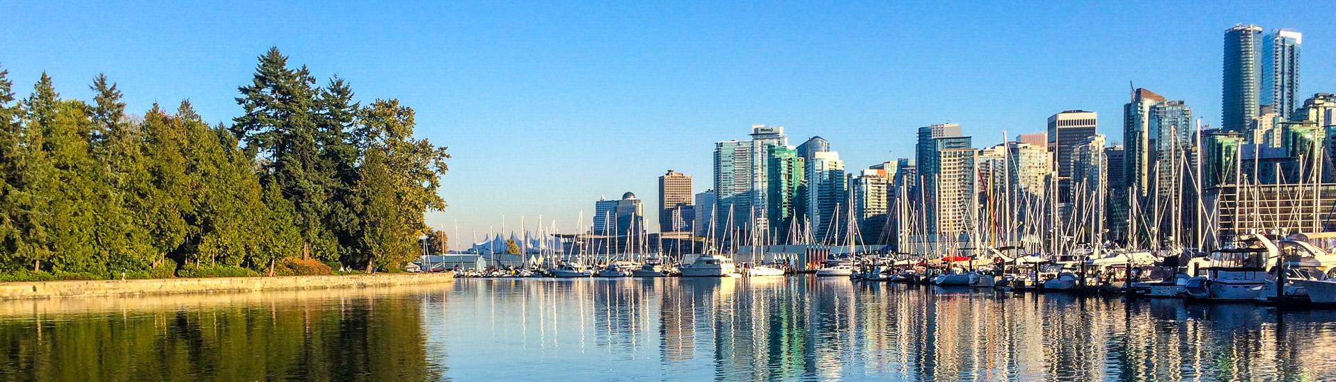 Stanley Park und die Skyline von Vancouver | 