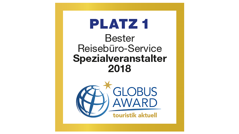 Globus Award Auszeichnung (© Globus Award / Chamäleon)