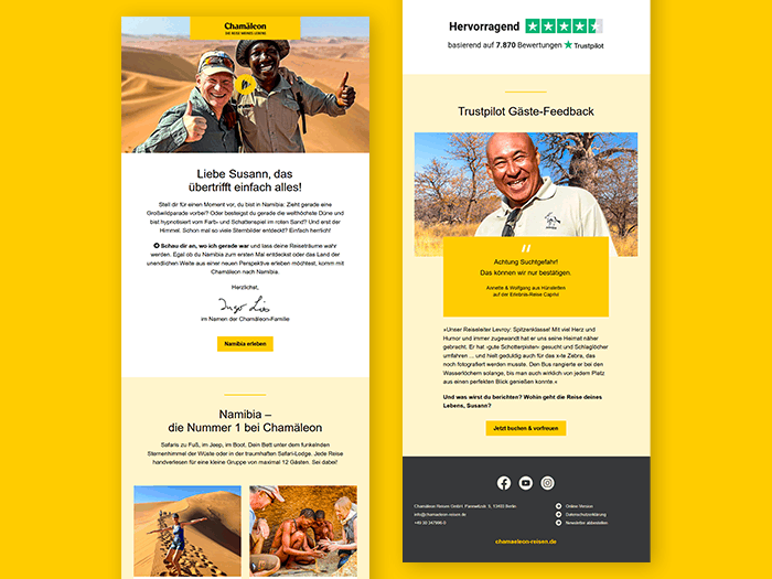 Gste-Newsletter |  Chamleon