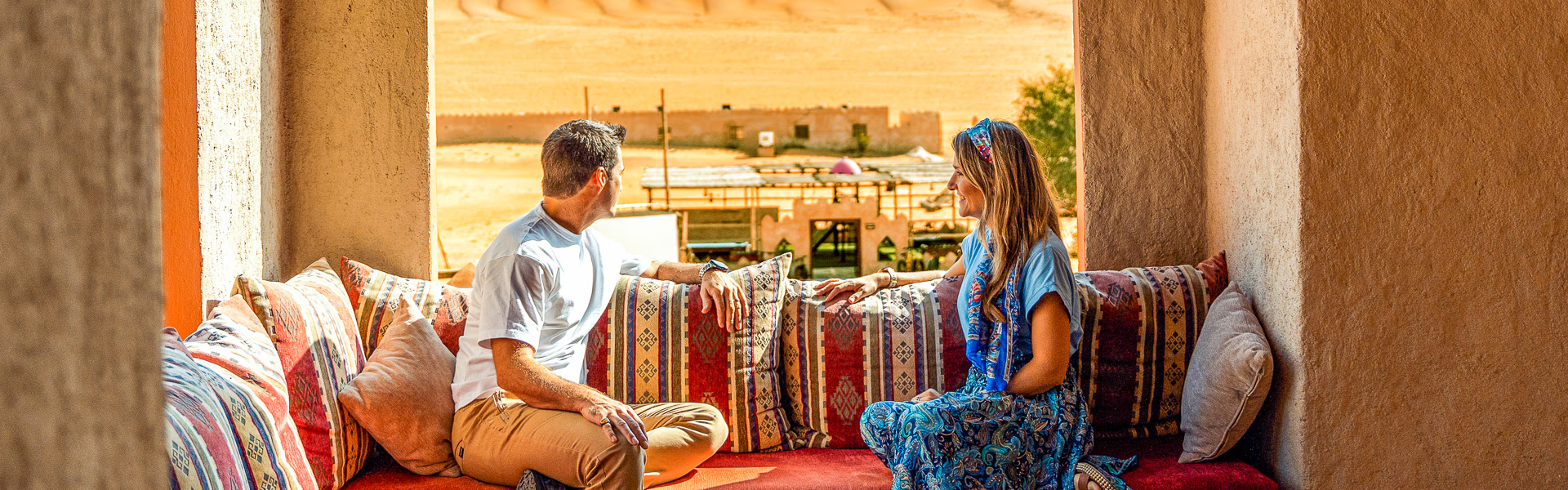 Paar im Thousand Nights Camp |  Thousand Nights Camp / Chamleon