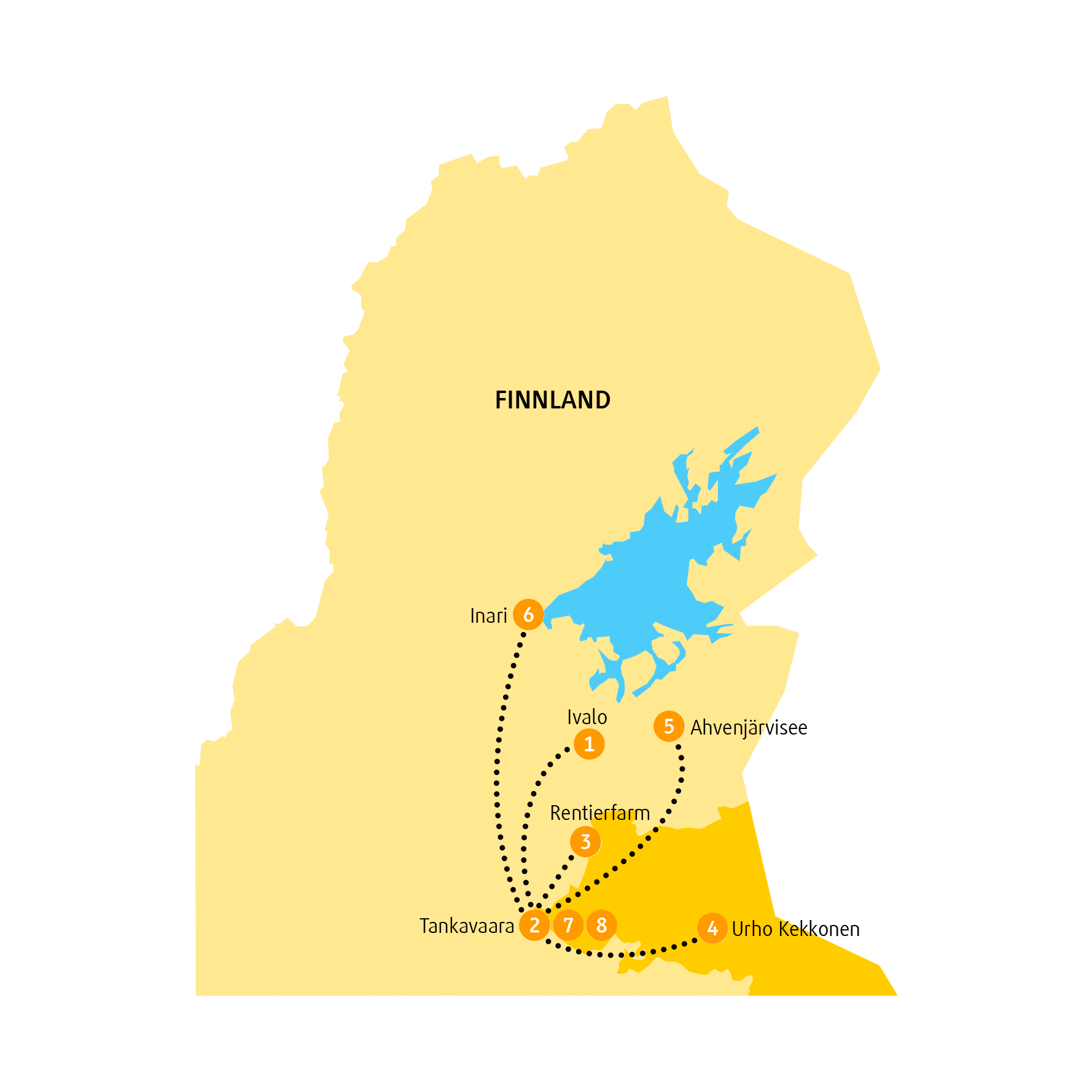 Reisekarte FIAUR