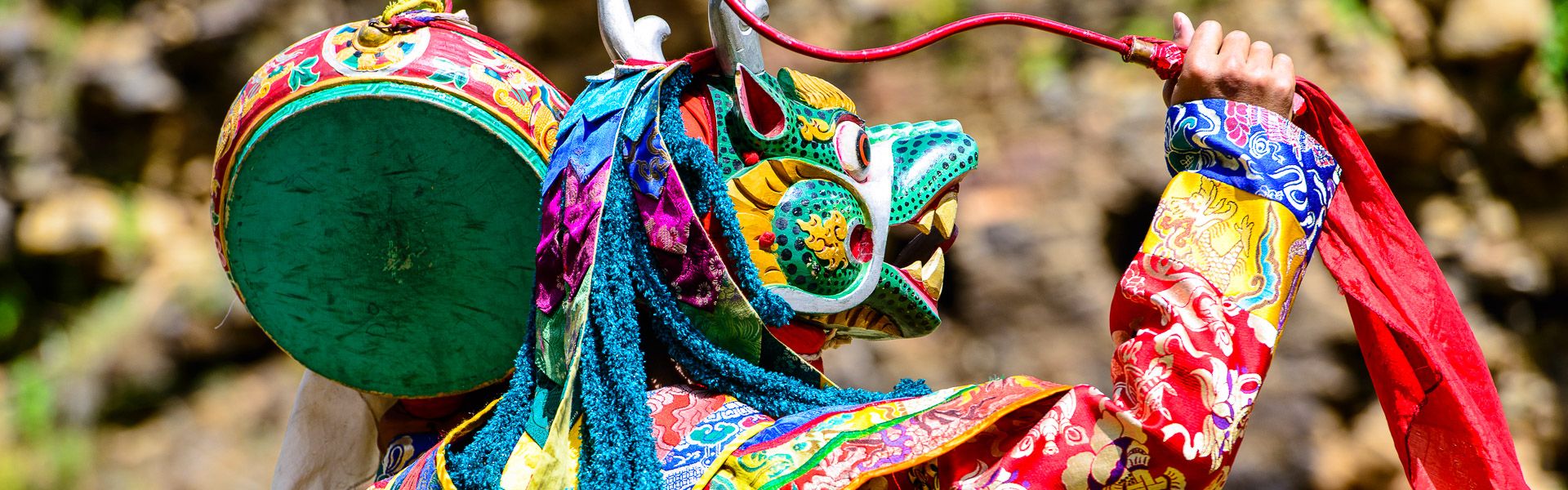Drukgyal Dzong - Maskentanz |  Kai-Uwe Kchler, Art & Adventure / Chamleon