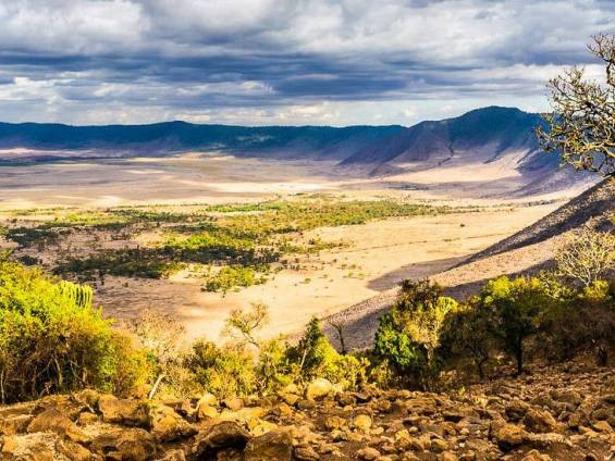 Licht und Schatten ber dem Ngorongoro-Krater |  Hannes Schleicher / Chamleon