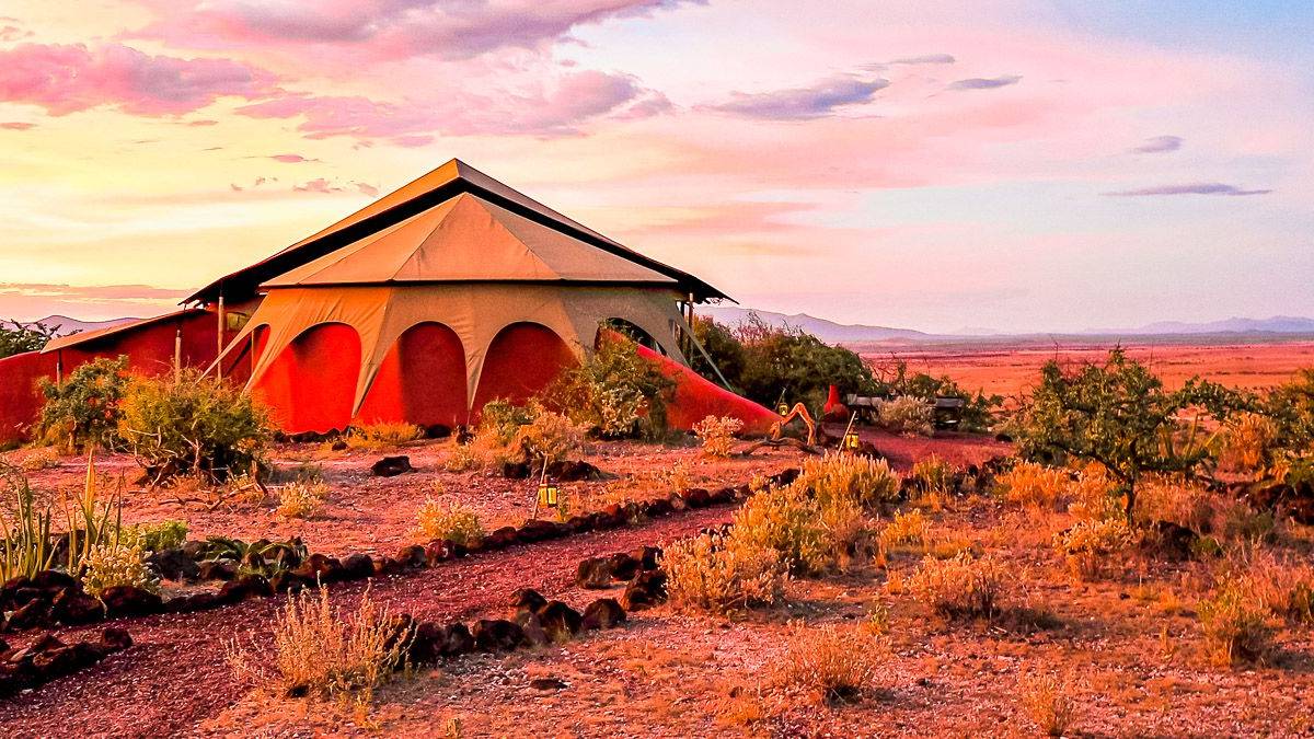 Sonnenuntergang im Shumata Camp |  Shumata Camp / Chamleon