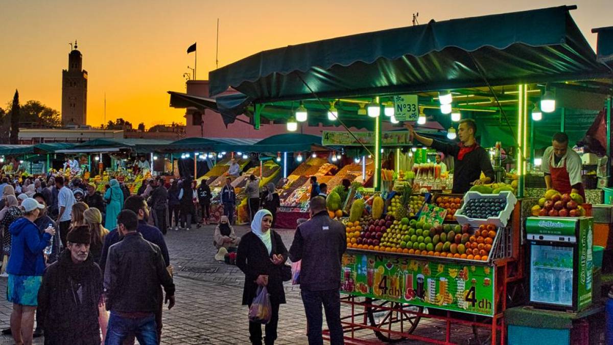 Nachtmarkt in Marrakesch | © Hannes Schleicher / Chamäleon Nachtmarkt in Marrakesch | © Hannes Schleicher / Chamäleon