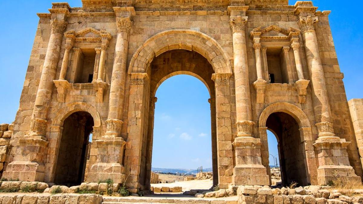 Hadriansbogen in Jerash | © Kimberley Coole, Jordan Tourism Board / Chamäleon