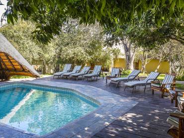 Pool |  Namushasha River Lodge / Chamleon