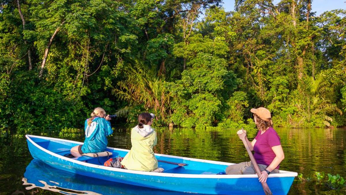 Bootssafari im Tortuguero-Nationalpark | © Tobias Hauser / Chamäleon Bootssafari im Tortuguero-Nationalpark | © Tobias Hauser / Chamäleon