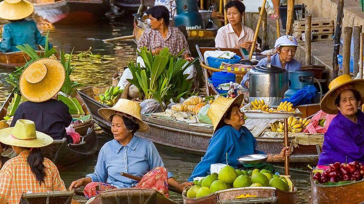 Schwimmender Markt in Bangkok | © Exotissimo Travel Thailand / Chamäleon Schwimmender Markt in Bangkok | © Exotissimo Travel Thailand / Chamäleon