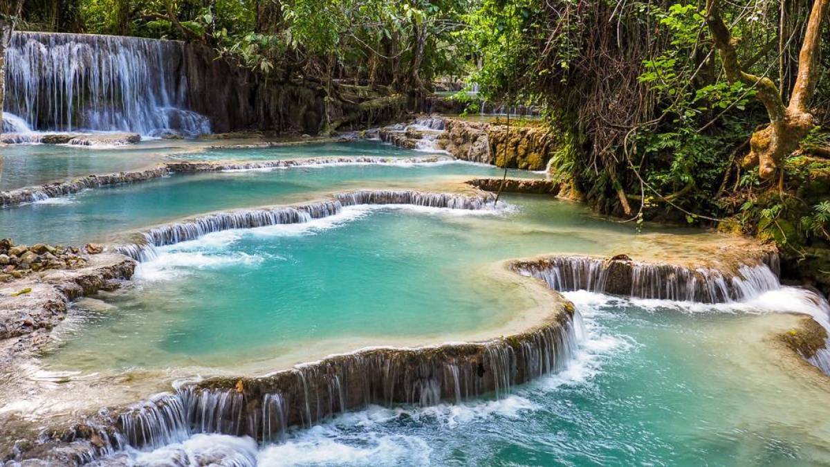 Kuangsi Wasserfall |  Monika Tomio Bchel / Chamleon