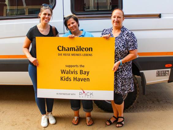 Zufriedene Spender |  Kids Haven Walvis Bay / Chamleon